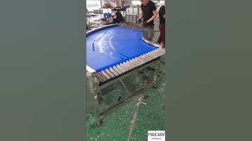 Curved belt conveyor turning belt conveyor 2