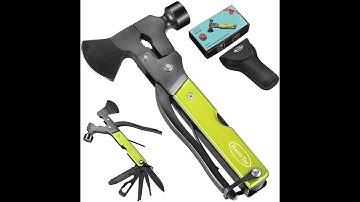 RoverTac Multitool Camping Accessories Survival Gear and Equipment 14 in 1