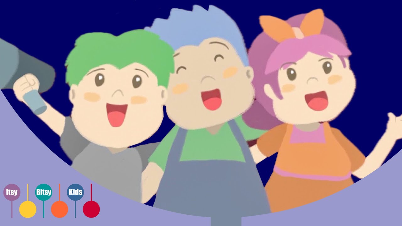 Girls And Boys Come Out To Play Nursery Rhyme ItsyBitsyKids YouTube