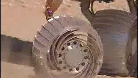 Mars Exploration Rover terrain simulation tests