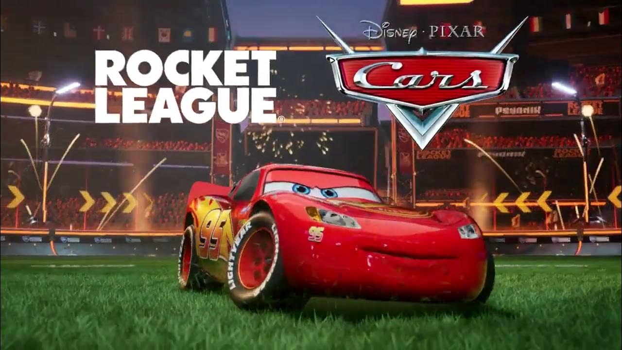 The Lightning McQueen Car Body Hits the Soccar Pitch in Rocket