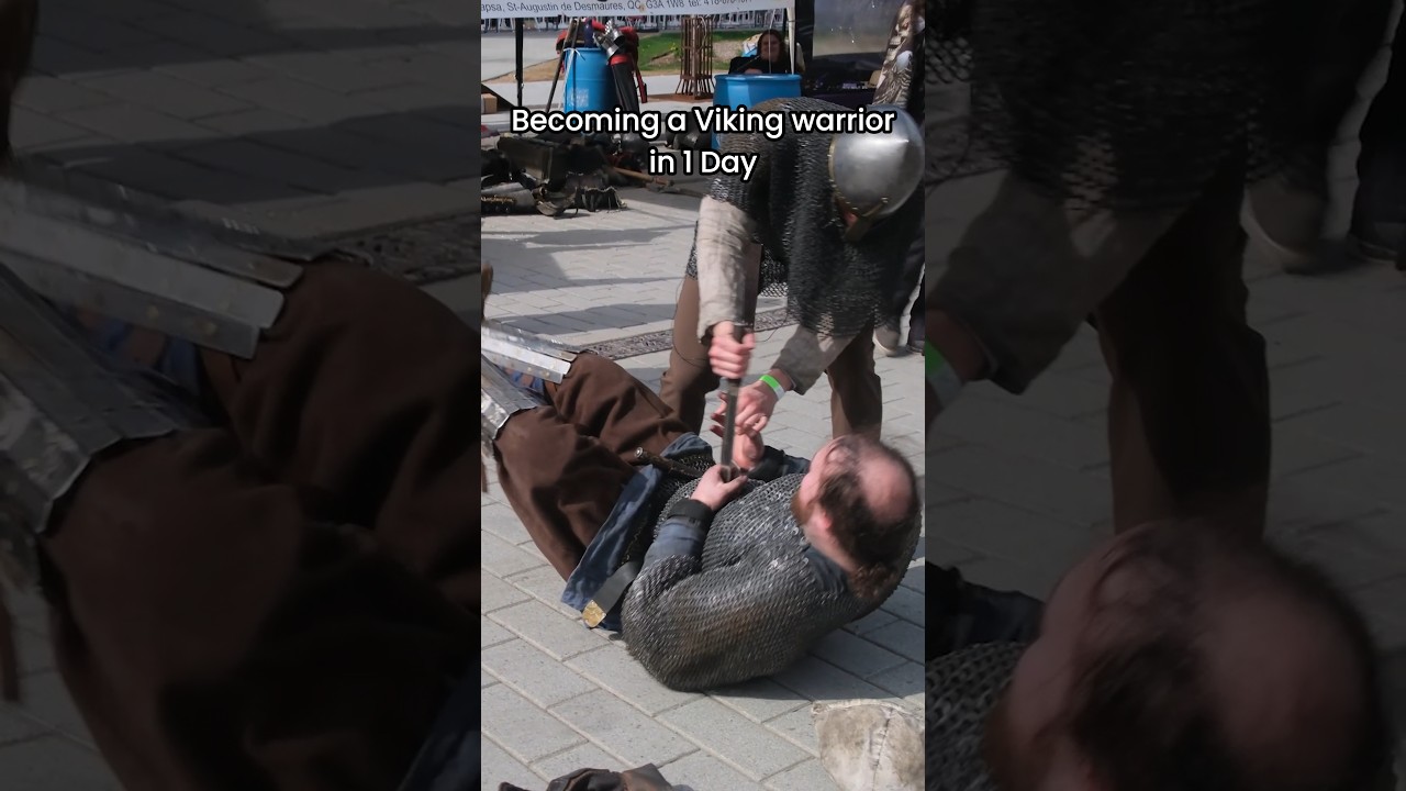 I fought a duel against a Viking warrior ⚔️