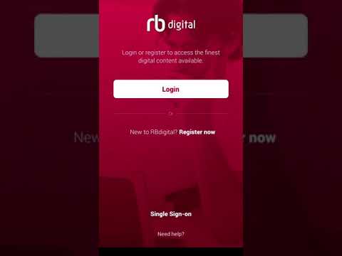 How to download and use the RBDigital app