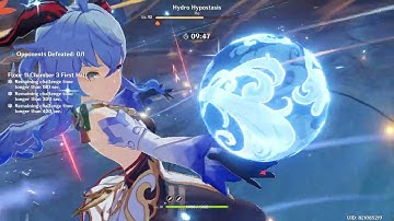 Hu Tao vs Hydro Hypostasis (Spiral Abyss 2.2)