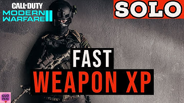 INSANE SOLO WEAPON XP/CAMO METHOD ~AFTER PATCH~ MODERN WARFARE 2 *FAST RANK & WEAPON XP*