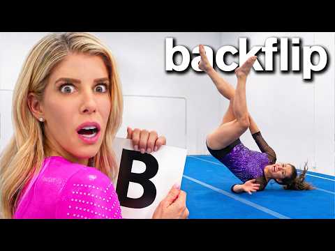 Pick A Letter, Do The Gymnastics Trick!