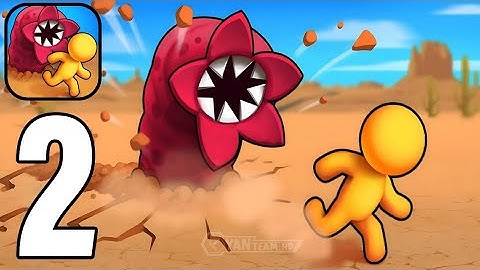 Sandworms - Gameplay Walkthrough Part 2 Escape from the desert (Android,iOS)