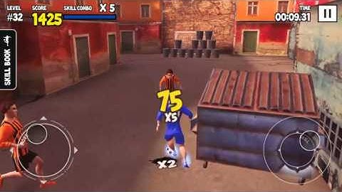 Watch how I scored 3 293 points on my Level 32 Skill Run! #skilltwinsfootballgame @SkillTwins