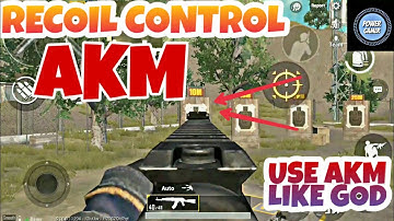 AKM Recoil control Guide | Pubg mobile | Use AKM like God