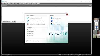 التسجيل الكامل لدورة تحليل السلاسل الزمنية باستخدام برنامج E-views