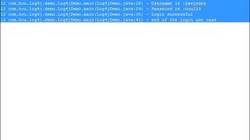 Log4J Layouts and XML introduction on 04-12-2012.avi