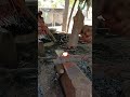 forging Steel Under Fire -Hard work inEvery Strike !#shorts #extremehardwork#satisfying #viral🔨