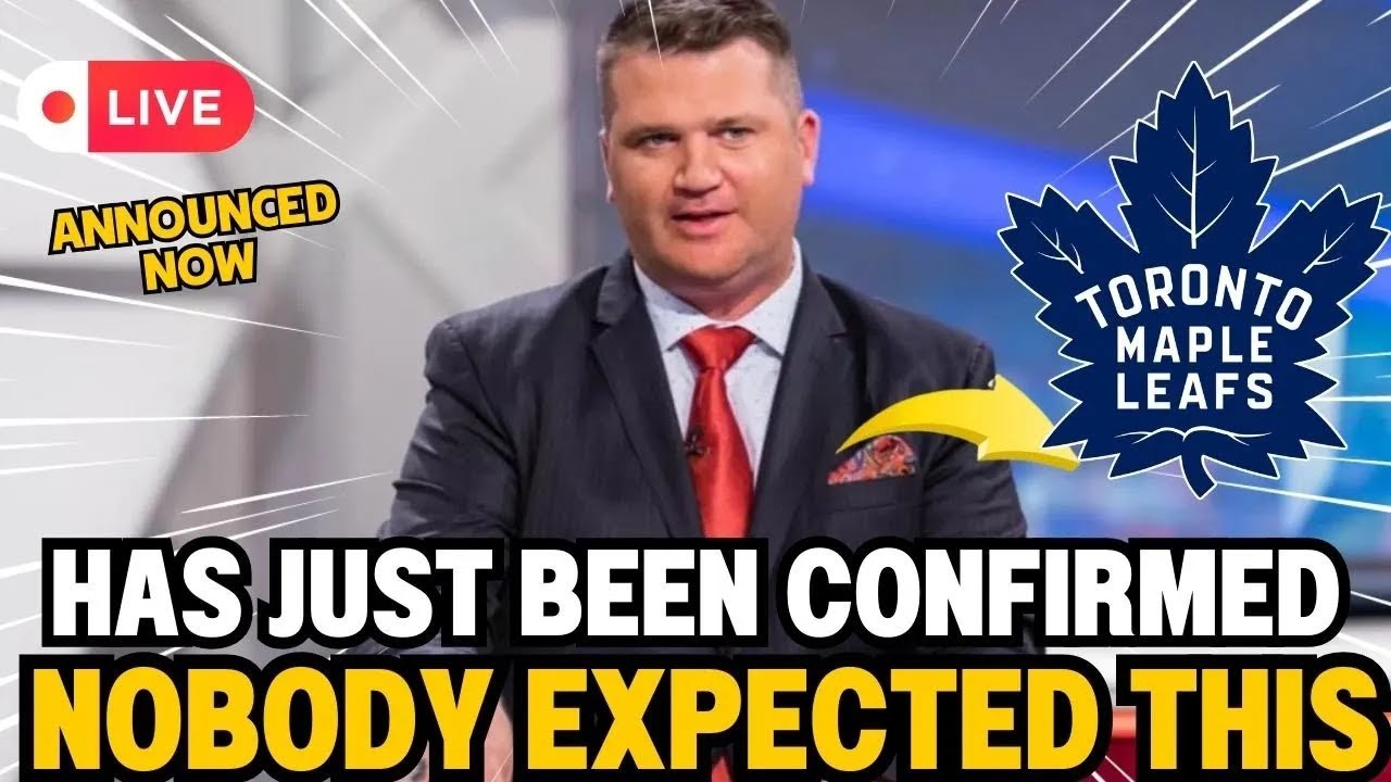 BREAKING NEWS! THIS WAS NOT EXPECTED! OUT THIS! TORONTO MAPLE LEAFS ...