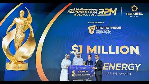 The $1 Million Human Energy Health & Wellbeing Award Ceremony | RPM | Burjeel Holdings | Prometheus