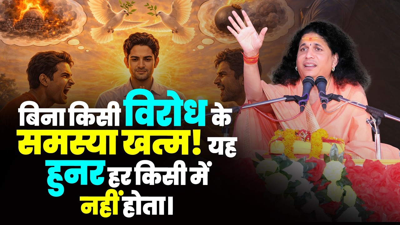 बिना किसी विरोध के समस्या खत्म! यह हुनर हर किसी में नहीं होता। @Sant Indradevji Maharaj