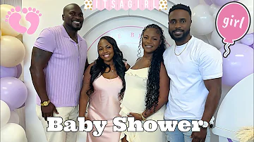 We Went To Destene & Brandons Baby Shower! WE CANT BELIEVE THIS + VLOG