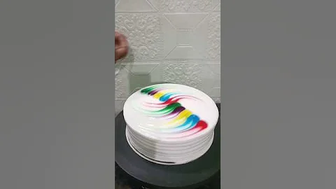 tending multi colour cake Design #shorts​#feed​#tending​#cake​#virals​#video​#youtubeshorts