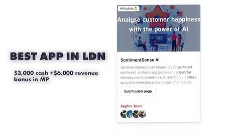 monday.com AI Apps Hackathon Summary Video