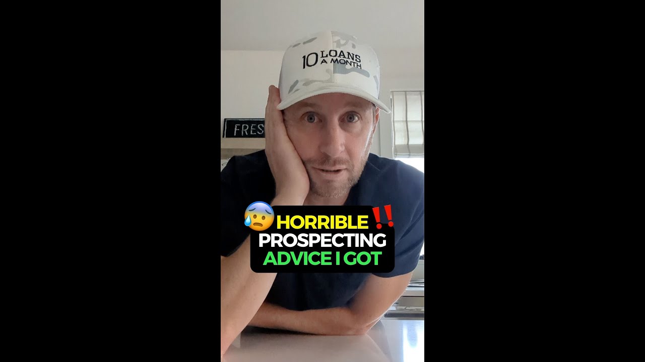 Horrible Prospecting Advice I Got