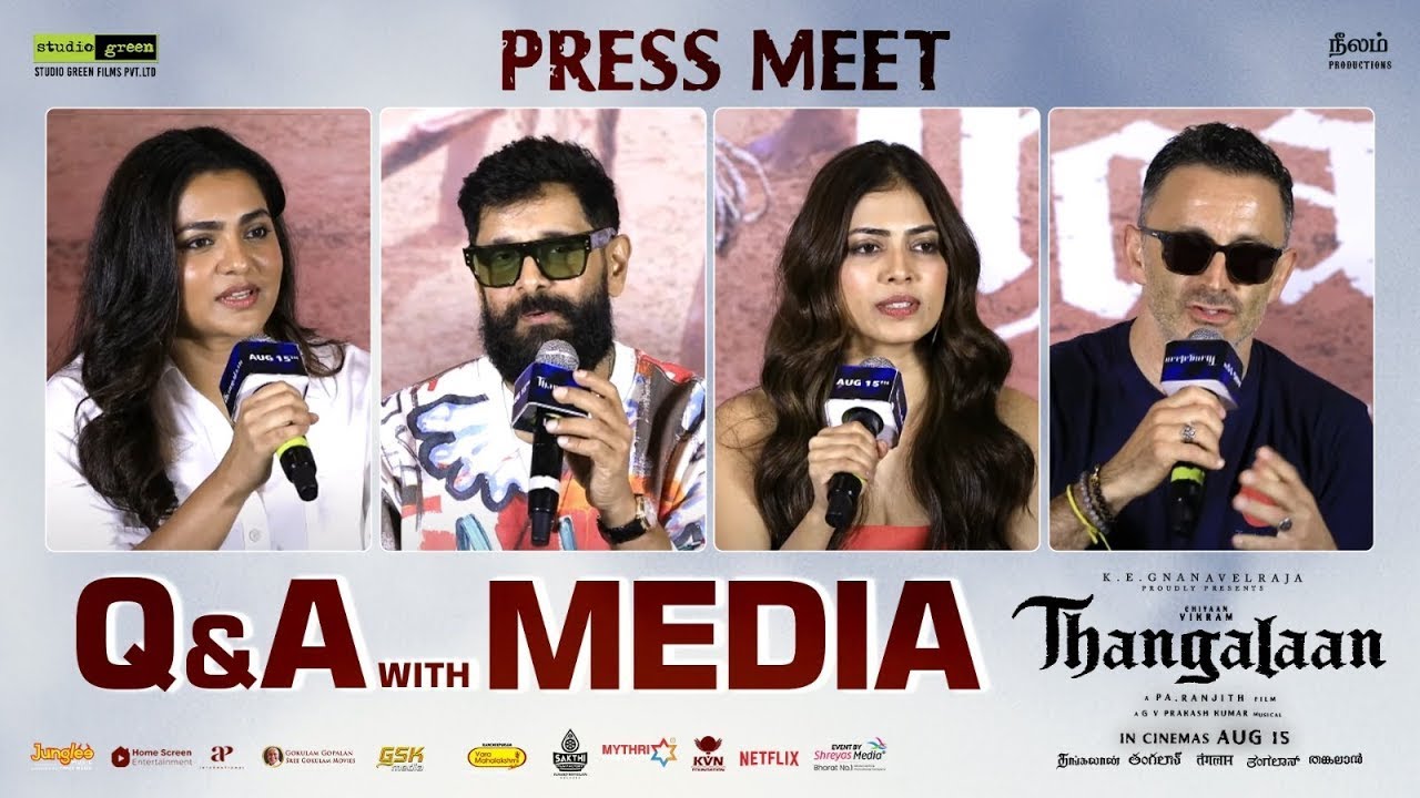 Thangalaan Movie Team Interaction With Media | Chiyaan Vikram | Telugu Dhamaka