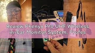 Review Phenyx Pro UHF Wireless in-Ear Monitor System, Professional IEM System w/Stereo Monitoring, 1