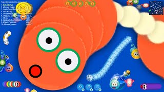 WormsZone.io 001 Slither Snake Top 01 /Best World Record Epic WormsZoneio Gameplay Moments #167 screenshot 1