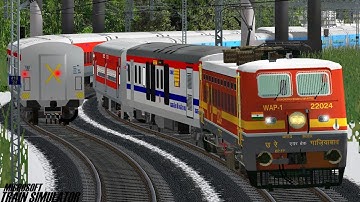 Hazrat Nizamuddin - Jhansi TAJ Express | MSTS Open Rails Journey Part 1