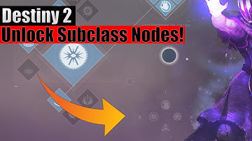 Destiny 2 - How To Unlock Subclass Nodes! (How To Get Upgrade Points) Not In Beta!