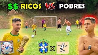 RICH TEAM vs POOR TEAM IN THE WORLD CUP! FOOTBALL CHALLENGES ‹ Rikinho ›