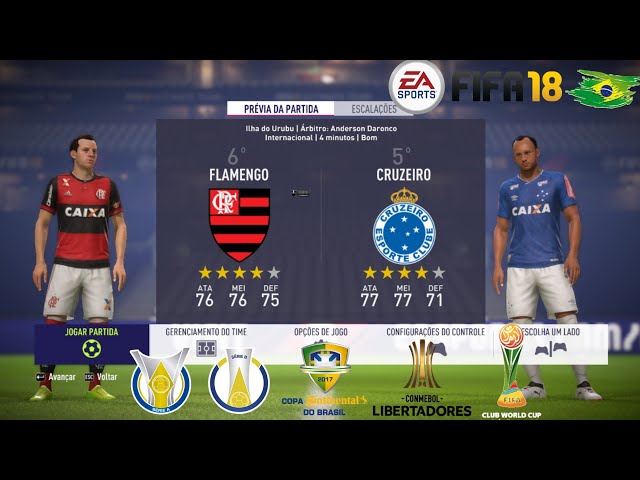 FIFA 18 COM BRASILEIRÃO A e B! (ELENCOS, FACES
