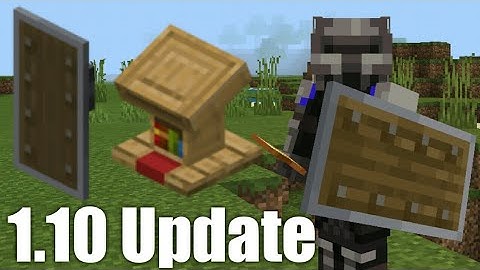 The 1.10.0.3 UPDATE | Minecraft PE (SHIELDS and NEW TEXTURE PACK!)