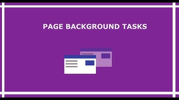 Page Background Tasks in Business Central