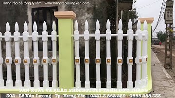 Hàng rào bê tông chất lượng cao tại Hưng Yên | Hàng rào Hưng Yên | www.hangraoHungYen.com