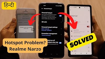 Personal Hotspot Not Working Problem on Realme Narzo Solved in Hindi (100% Working)