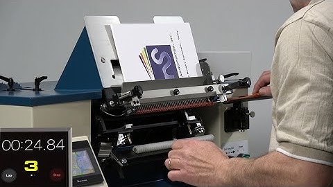 Plastic Coil Binder Binds 500 Books Per Hour