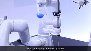Automation of Analysis work by collaborative robot COBOTTA