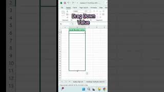 control ke sath drag and drop karke serial number dalna hai