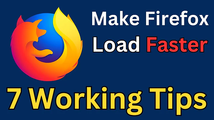 How to Make Mozilla Firefox Faster 2021 | Firefox Very Slow to Load Webpages & Startup Fix (Working)