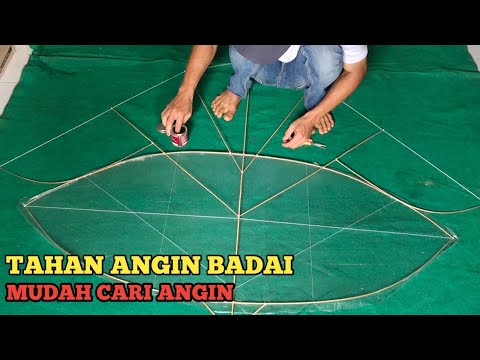 TUTORIAL CARA MEMBUAT LAYANGAN PAPIRAN / cara nggawe layangan papiran gampang oleh angin