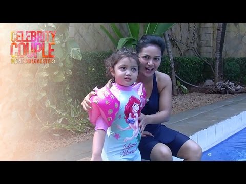 Celebrity Couple: Raul-KD, Berenang Bareng Amora (Part 1)