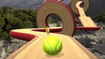Rolling Balls 3D Sky Race Speedrun Gameplay Max Level 77