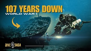 Mive Wwi Wreck At 223Ft Deep Dive To The Ss Polynesien