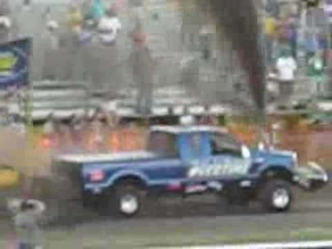 Double Overtime Modified Sled Pulling Truck