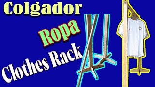 Colgador De Madera Para Ropa (Clothes Rack)