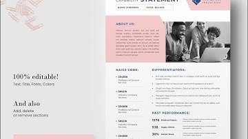 Business Capability Statement DesignVideo Preview