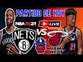 NETS VS HEATS 18/4/2021 (NBA2K21)