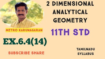 11th Std Maths Ex.6.4(14) Show that 9x^2-24xy+16y^2-12x+16y-12=0 represent a pair of parallel lines.