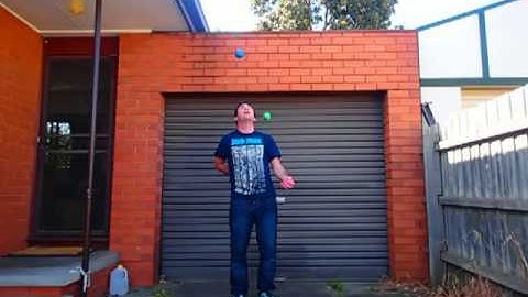101 Juggling tricks Tutorial 79)   3 balls continuously round back