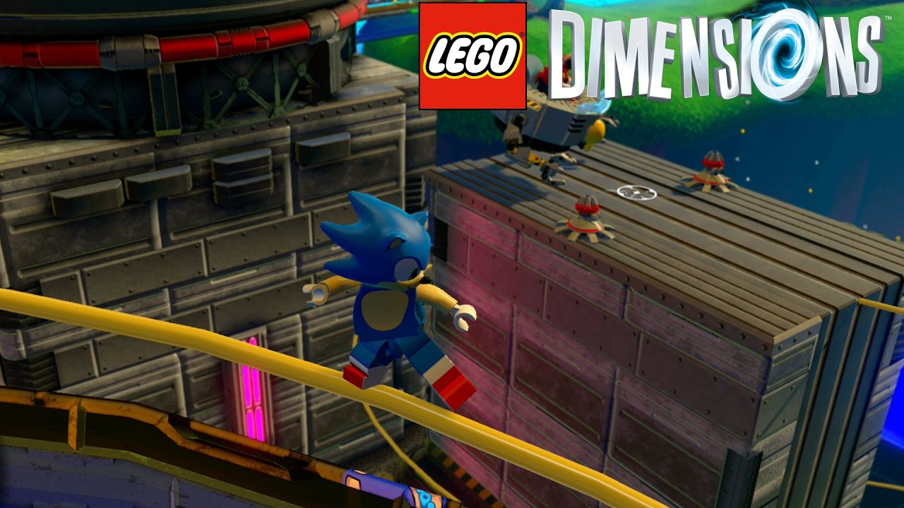 LEGO Dimensions - Sonic the Hedgehog Free Roam Gameplay (Sonic