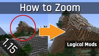 How to Zoom with my Logical Zoom Mod | Minecraft 1.16